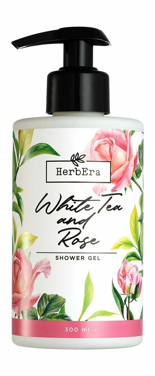 Гель для душа с ароматом белого чая и розы / HerbEra White Tea and Rose Shower Gel