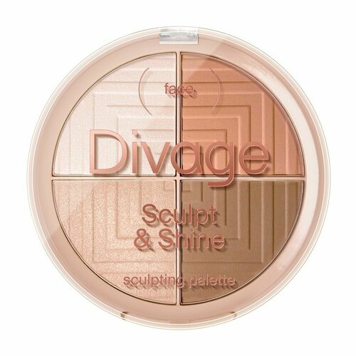 Палитра Divage Sculpt and Shine Palette