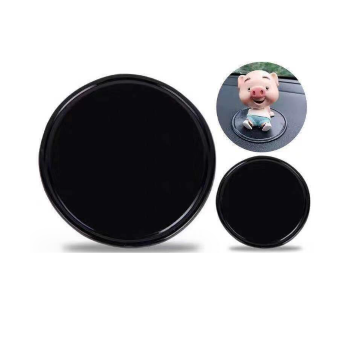 фото Коврик силиконовый универсальный круглый. Диаметр 5 см. Противоскользящий. 3шт.