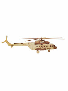 Сборная игрушка конструктор Вертолет Ми-8