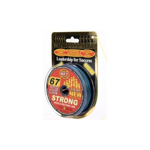 Леска плетёная WFT KG STRONG Multicolor 250/039