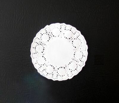 фото Салфетки ажурные круглые d-9см уп/250шт белые