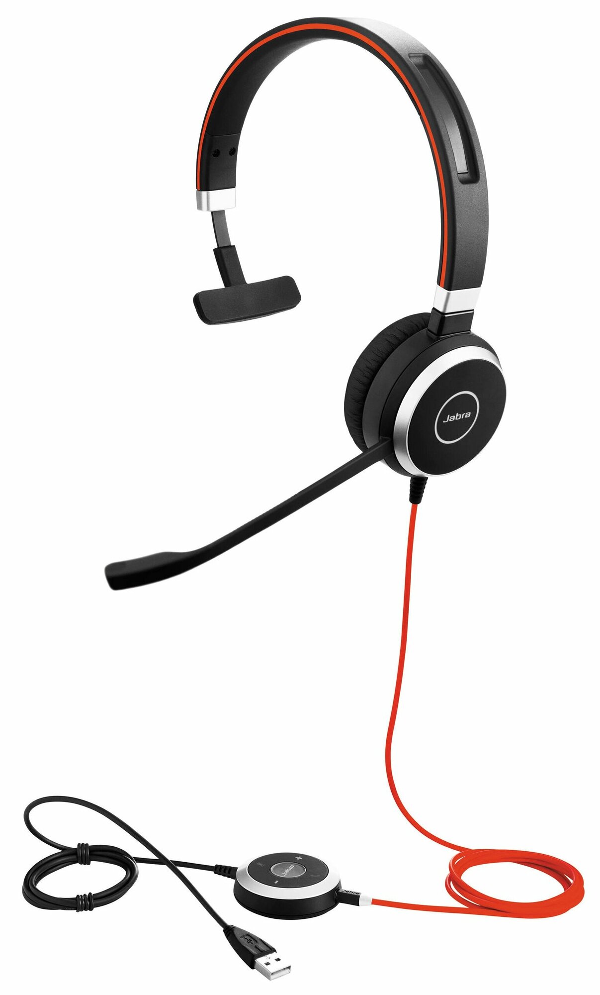 Проводные наушники Jabra EVOLVE 40 MS Mono, черный - фото №17