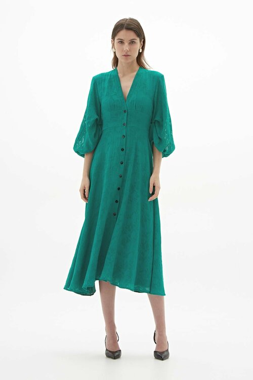 Платье Pepen, размер M, зеленый