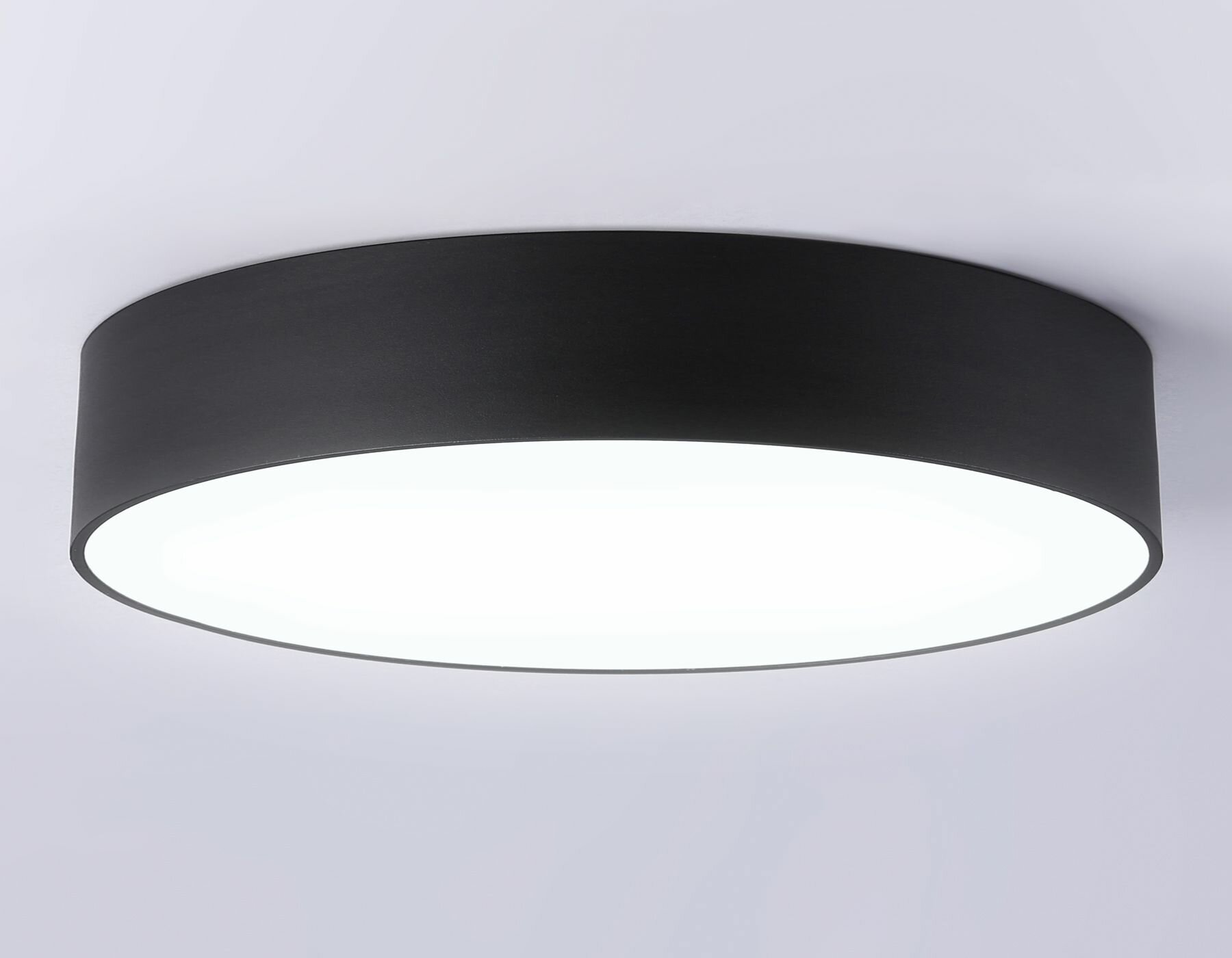 Потолочный светодиодный светильник LED 60W 4200K D500*58 (Без ПДУ), черный