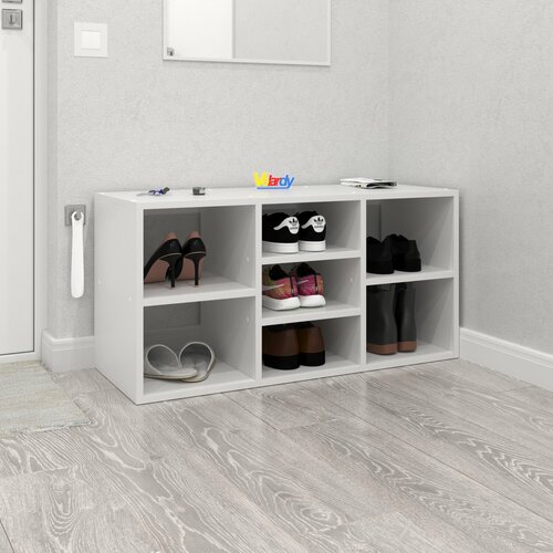 Обувница Velardy, Schoen Pro, 90x35x45мм, Белый