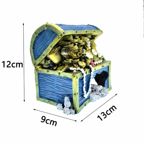 Декорация для аквариума Сундук с сокровищами