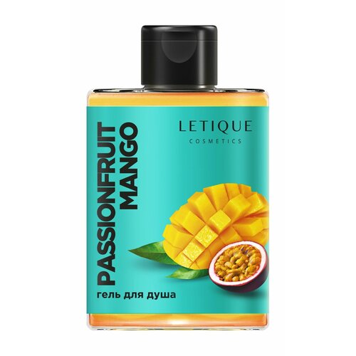 фото Letique гель для душа shower gel passionfruit mango, 300 мл letique cosmetics