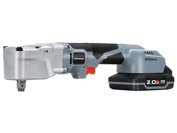 Угловой аккумуляторный гайковерт ProfiPower CNDTW-18B (18 В, 2 А·ч, 2 АКБ, 440 Н·м)