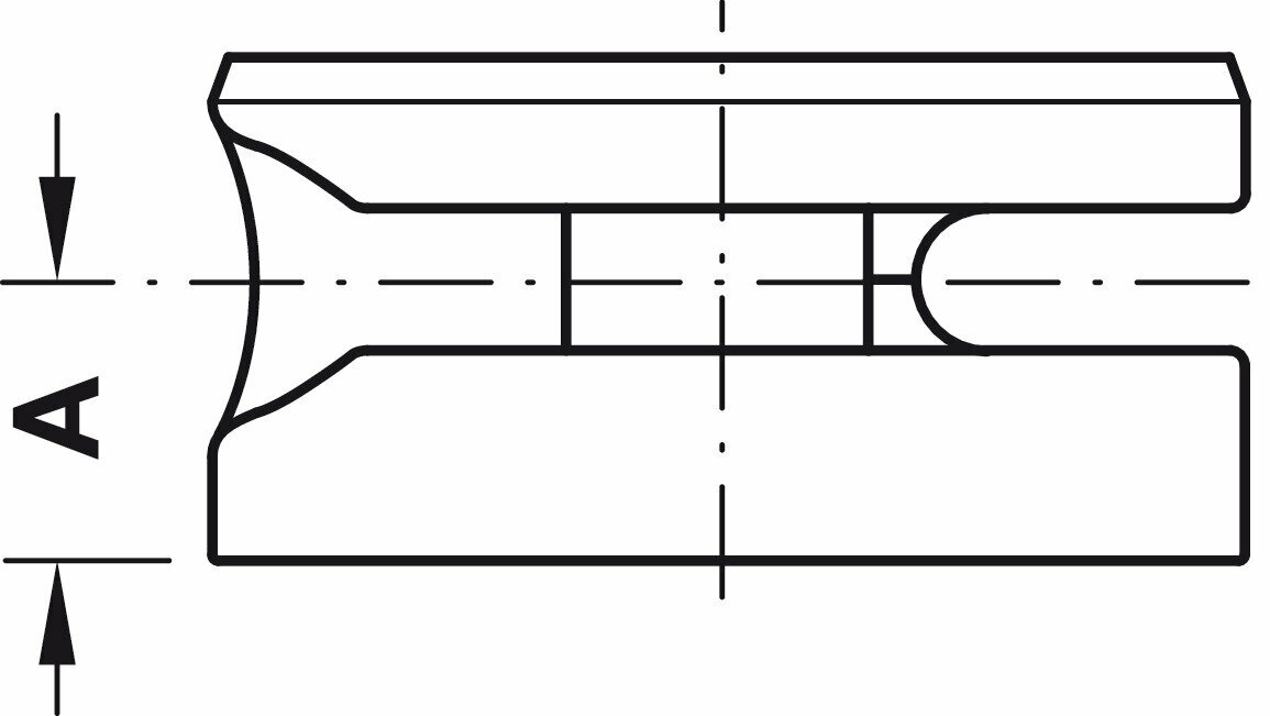Корпус стяжки Hafele Maxifix оцинкованная PZ D=35мм 262.86.713 — фото 1