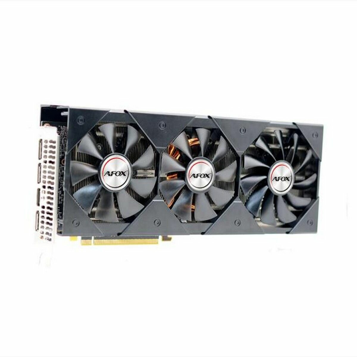Видеокарта Afox RX5700XT 8GB GDDR6 256bit 3xDP HDMI 3FAN — фото 1