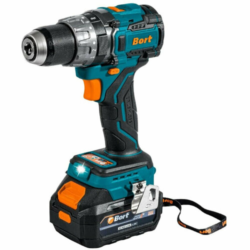 Дрель-шуруповерт аккумуляторная ударная Bort BAB-21U 2x4А ч 2128379 19660₽
