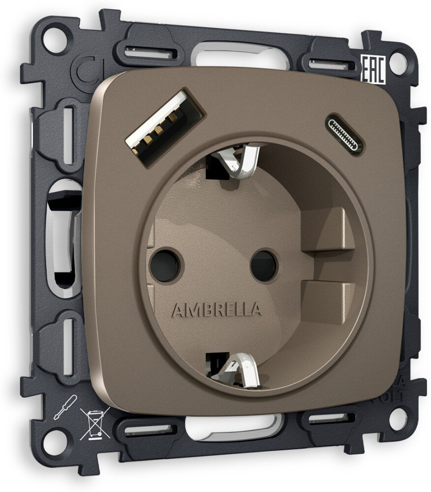 Розетка Ambrella Volt - фото №1