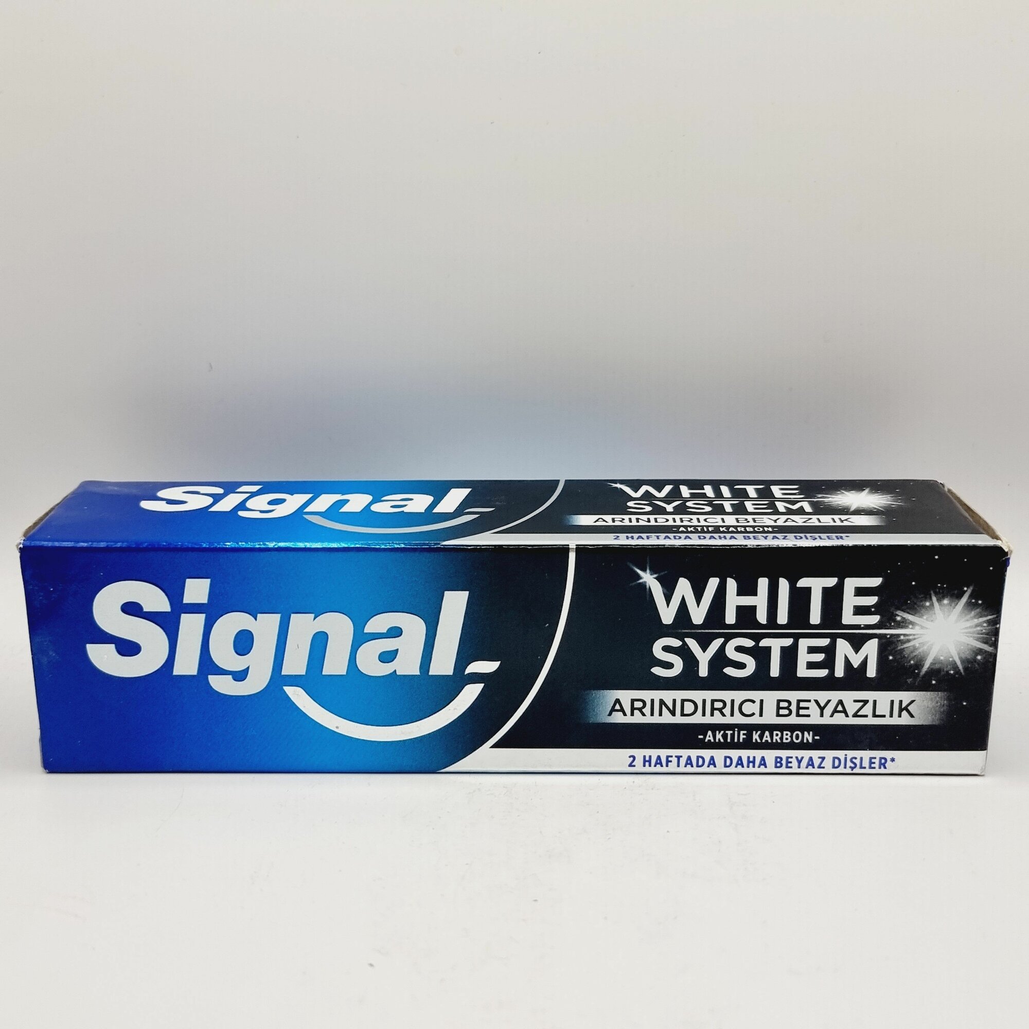 Signal Зубная паста White System Очищающая белизна с активированным углем75 мл (Египет)