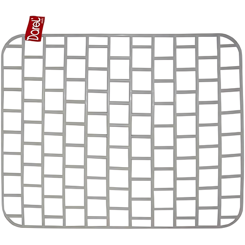 Решетка для мойки Darеl пластик овальная белая легко очищается от грязи и жира 62₽