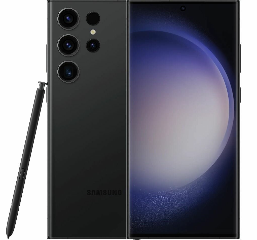 Samsung Смартфон Galaxy S23 Ultra 12/256 ГБ 3088×1440 Чёрный