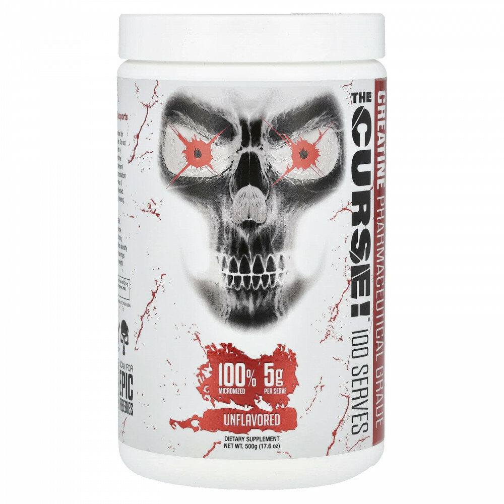 Creatine The Curse от JNX Sports 500 грамм 100 порций креатин моногидрат