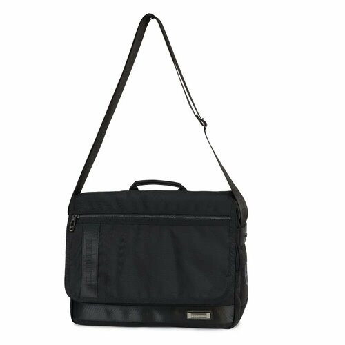 Сумка мессенджер Hedgard, фактура гладкая, зернистая, черный