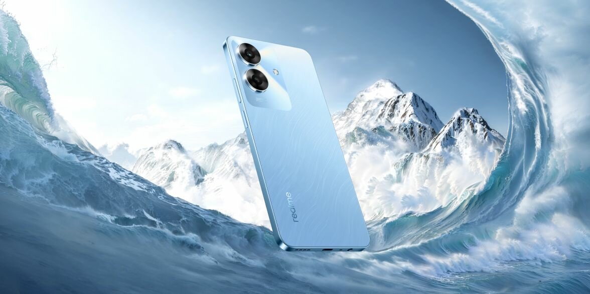 Смартфон realme Note 60 4/128 ГБ RU, Dual nano SIM, синий — фото 1