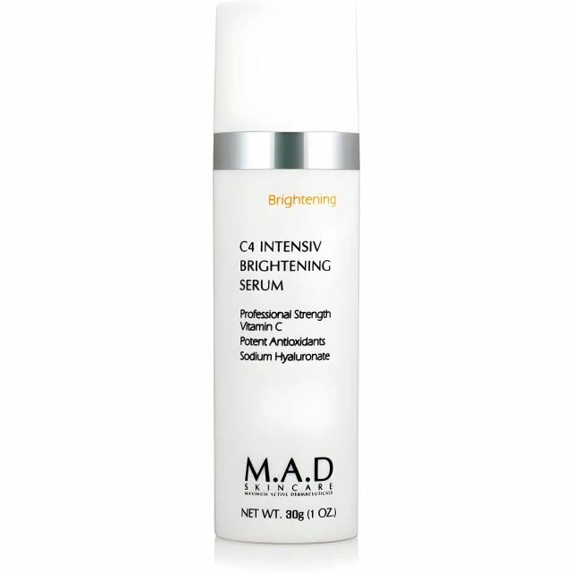 M.A.D Сыворотка с витамином С для выравнивания тона кожиC4 Intensiv Brightening Serum 30мл