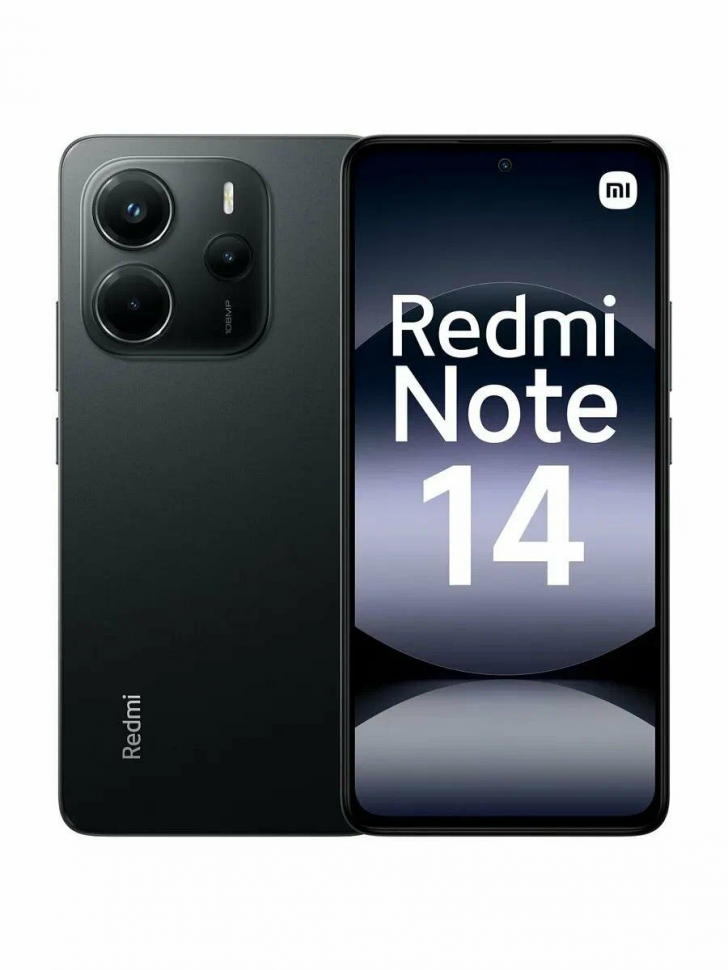 Смартфон Xiaomi Redmi Note 14 8/256Gb, Midnight Black