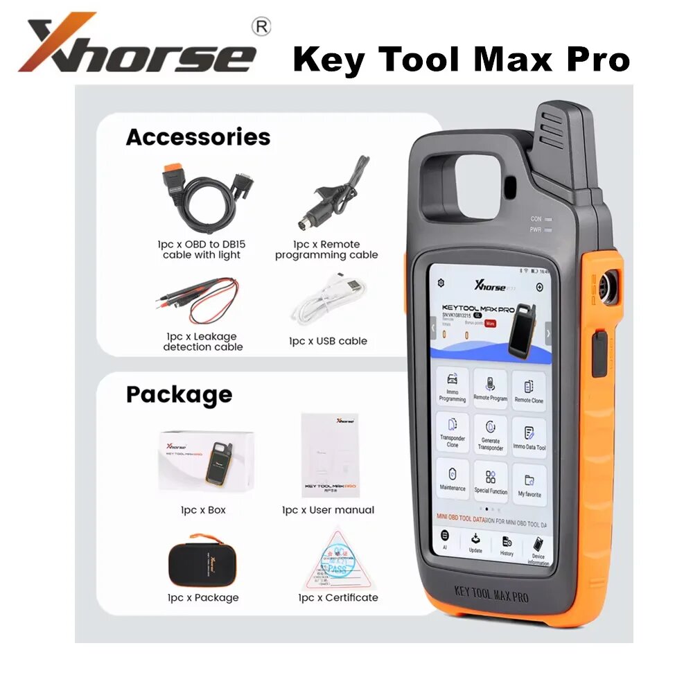 Xhorse VVDI Key Tool Max / VVDI MINI OBD Tool V2 / VVDI Key Tool Max Pro Можно выбрать, Key Tool Max PRO