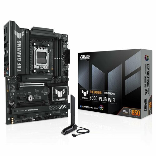 Материнская плата ASUS TUF GAMING B850-PLUS WIFI AM5 AMD B850 ATX RTL 90MB1J30-M0EAY0 26990₽