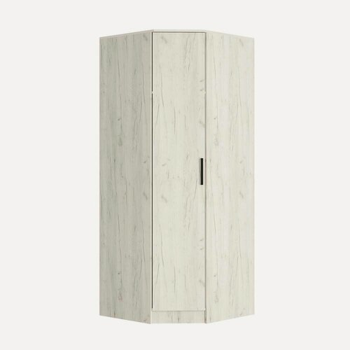 Изображение товара Угловой шкаф BTS "Фиеста", ЛДСП, цвет дуб крафт, с вешалкой, 87,6x87,6х221,6 см