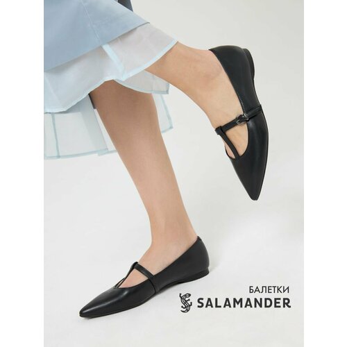 фото Балетки salamander, размер 35, черный