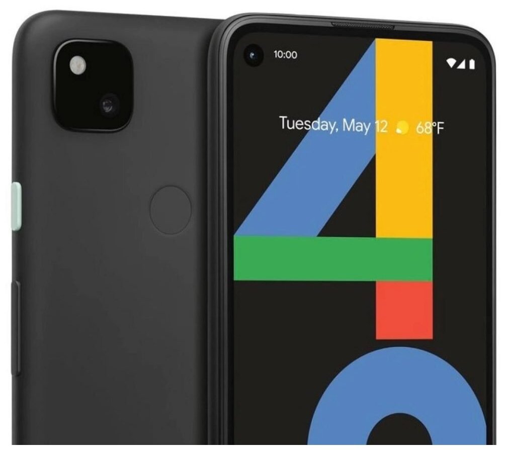 Смартфон Google Pixel 4a, 4G Android 10, камера Sony, сканер отпечатка, 6/128ГБ, чёрный