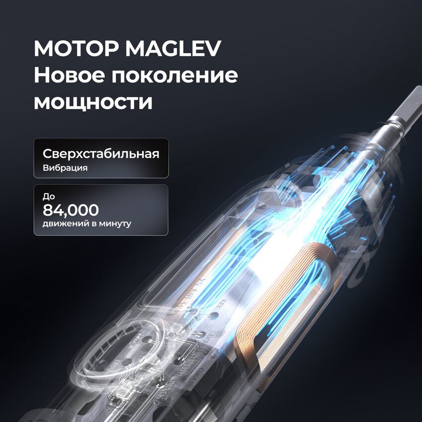 Изображение Электрическая зубная щетка Oclean X Pro digital, темно-синий (Blue)