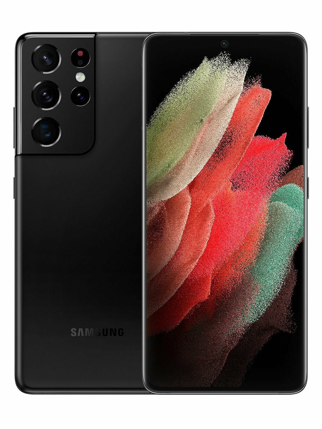 Смартфон Samsung Galaxy S21 Ultra, 4 камеры, экран 6,8", 12ГБ ОЗУ, 256ГБ ПЗУ, черный, SM-G998N