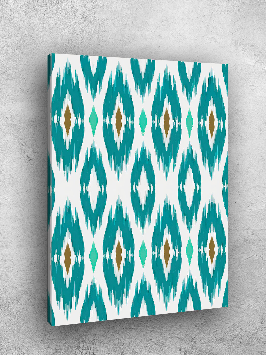 Картина интерьерная на стену ARTERY "Изумрудные огни Востока", печать на холсте, постер на подрамнике, 40х50 см — фото 1