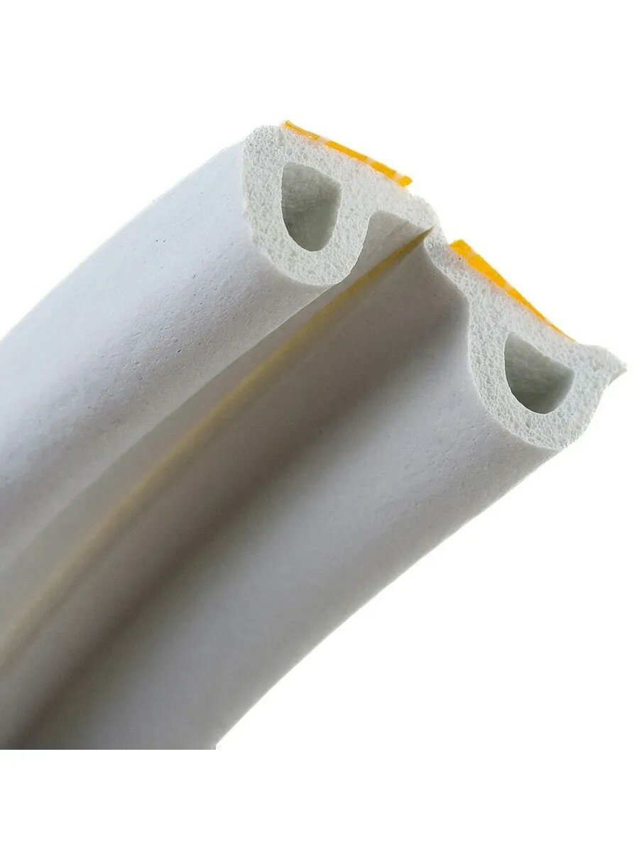 Уплотнитель Remontix P 9х5.5 мм белый 6 м для окон и дверей Польша