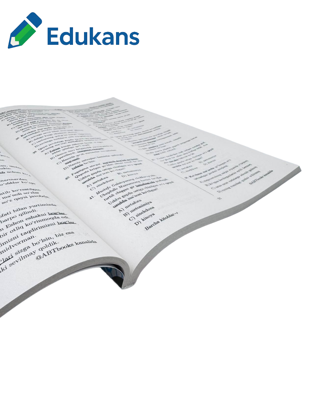 Она тили шедевр тестлар 1-кисм | Даврон Акбар — фото 1