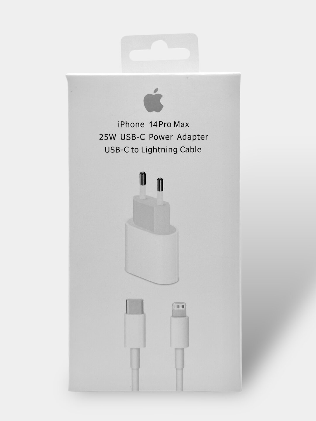 Зарядное устройство Apple для iPhone/iPad, USB-C, 25W, белый, съемный кабель