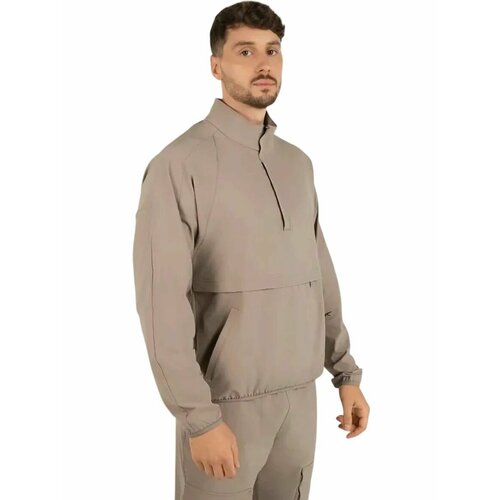 фото Анорак reebok activ coll skystretch woven anorak, размер m, серый