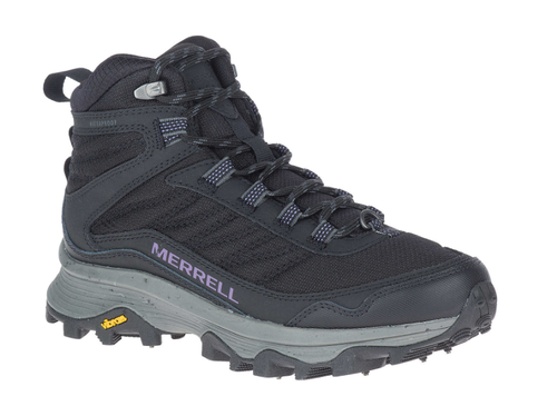 Ботинки хайкеры MERRELL Moab Speed Thermo Spike, размер 7.5, черный