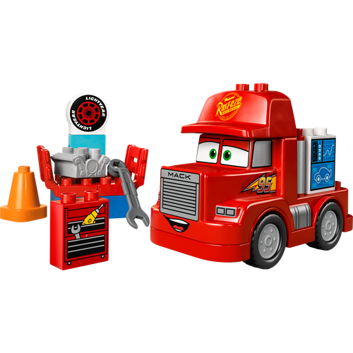 LEGO DUPLO 10417 Мак на гонках, 14 дет. новейший металлический автомобиль disney pixar молния маккуин гоночная семья 1 55 литой сплав детская игрушечная машина