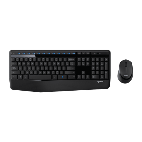 Комплект клавиатура мышь Logitech Wireless Combo MK345 Черный комплект клавиатура мышь logitech wireless combo mk345 черный только английская