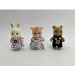 Набор из 3 мини-фигурок кукол Shantou Fengchengjia Trading FCJmini - изображение