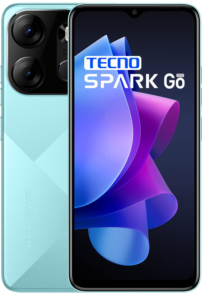 Смартфон TECNO Spark Go 2023 4/64 ГБ, Бирюзовый
