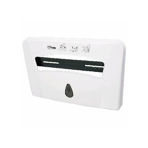 Gfmark 913 Контейнер для одноразовых сидений на крышку унитаза пластиковый Белый с глазком Д435хГ56 219300₽