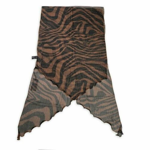 фото Шарф roberto cavalli,180х45 см, one size, коричневый