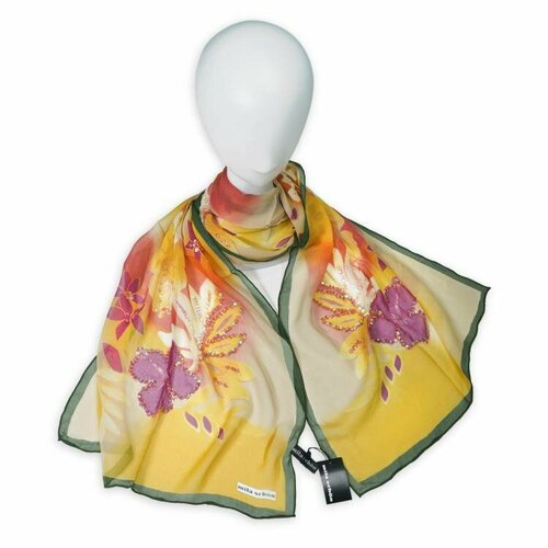 фото Шарф mila schon,160х45 см, бежевый