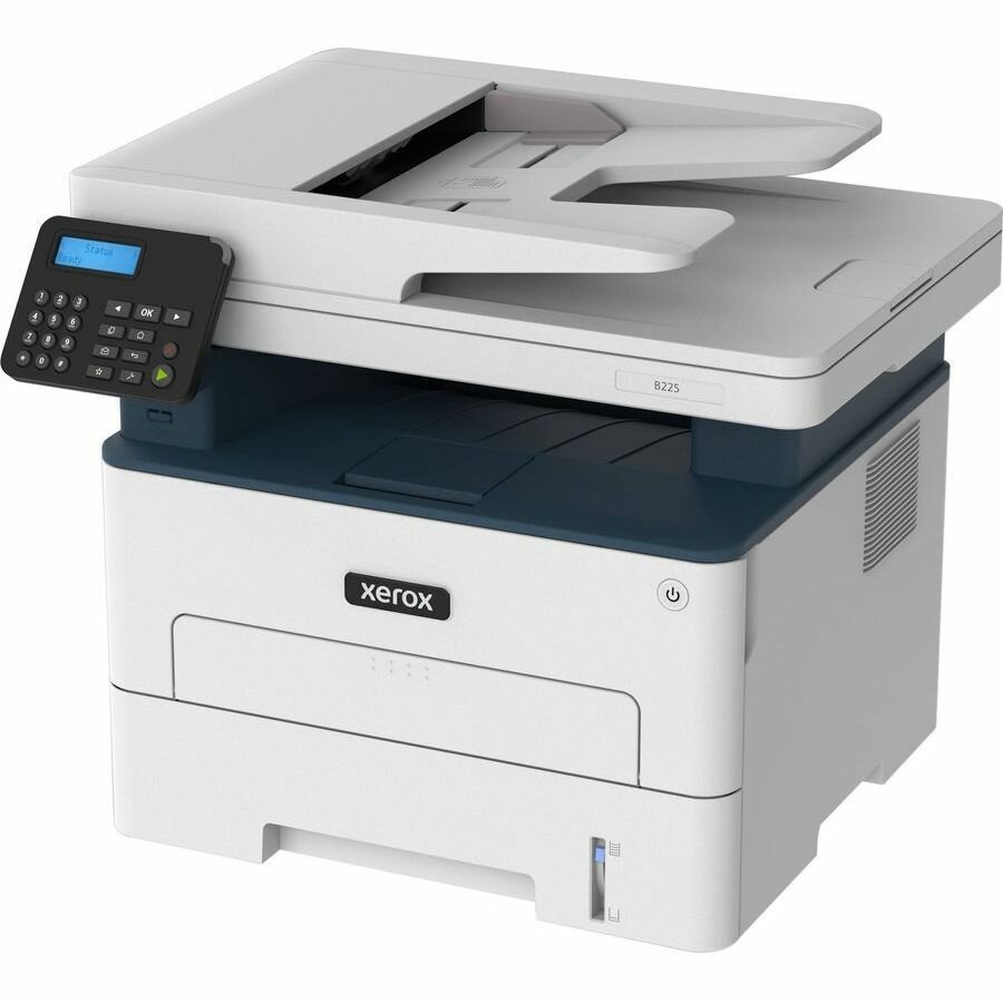 МФУ лазерный Xerox WorkCentre B225DNI (B225V_DNI) A4 Duplex Net WiFi белый/синий