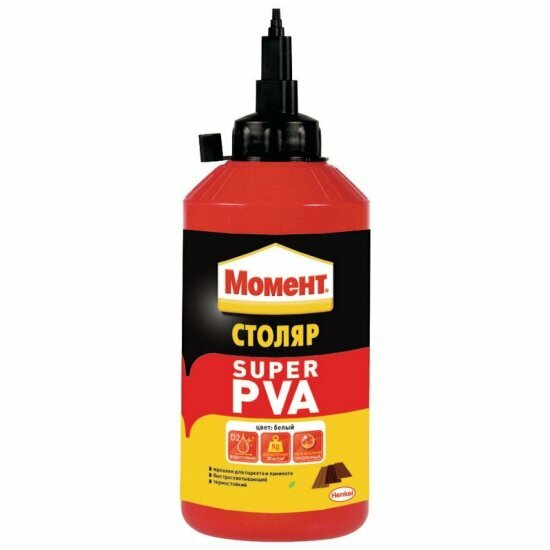 Клей для дерева Момент Столяр Super PVA, 750 г , 422988