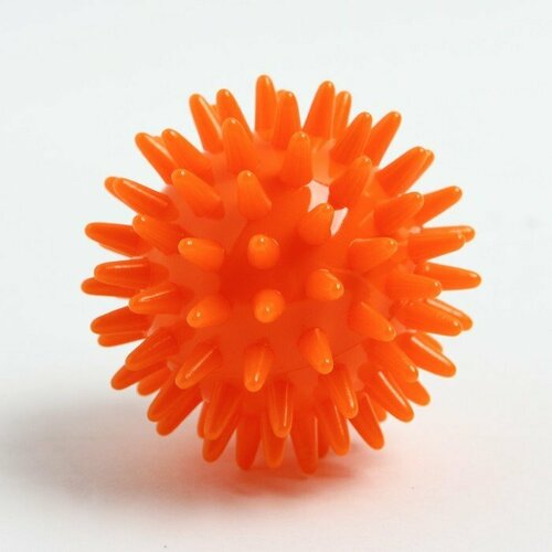 Мяч массажный ø6 см, цвет оранжевый, Крошка Я (комплект из 9 шт)
