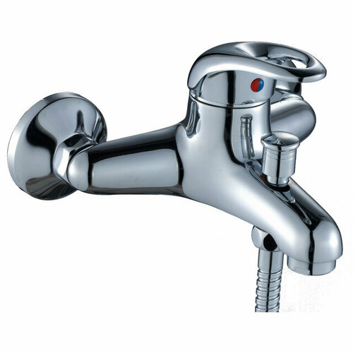 Смеситель для ванны vitarta ff4100 короткий излив хром 9920₽