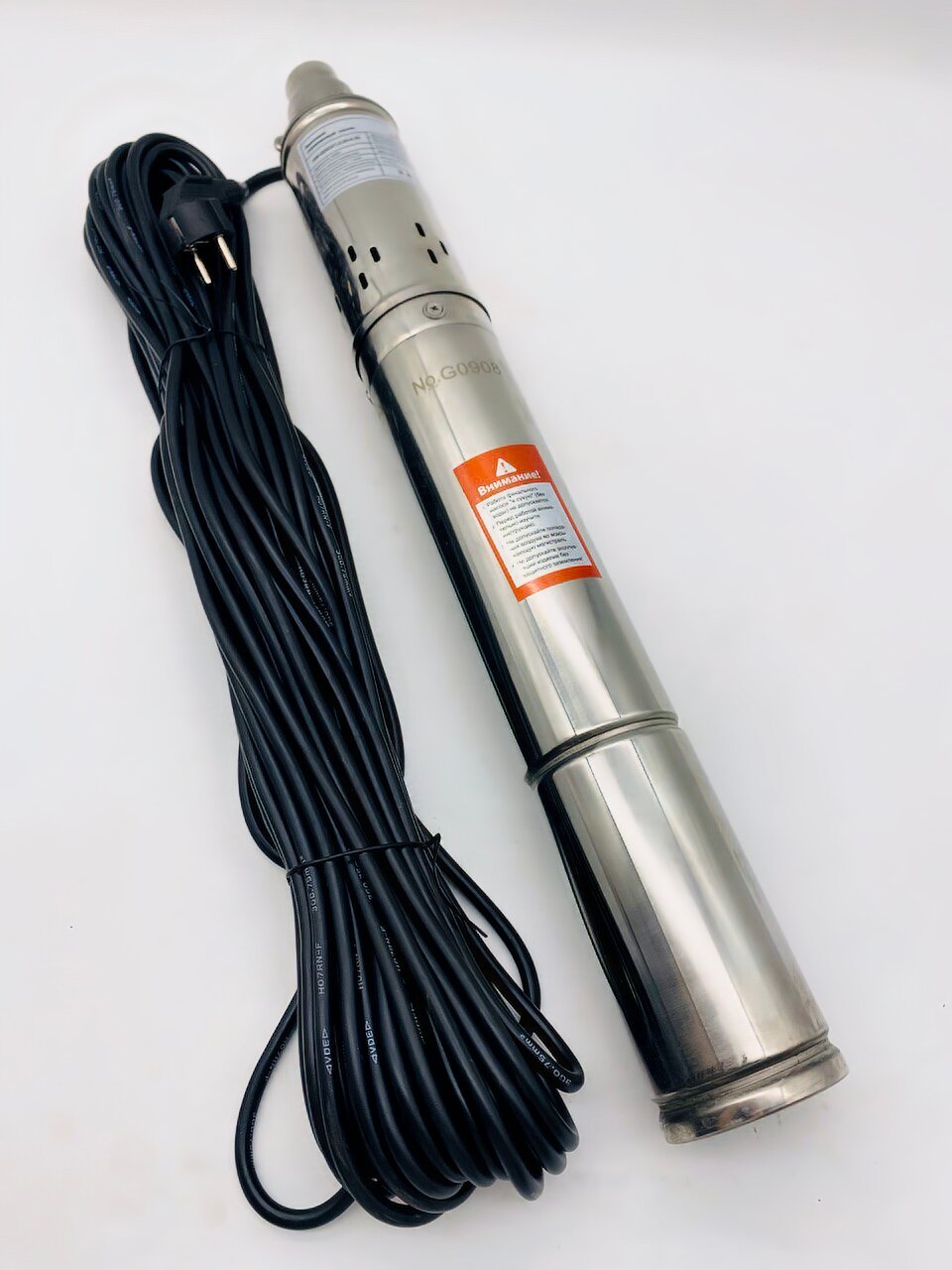 Насос скважинный винтовой 550 Вт / кабель 25 м / max подъем 90 метров AQUATIM арт. AM-QGD3/1.2-30-0.55